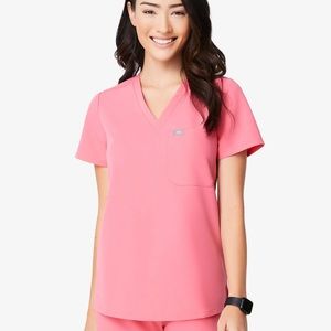 Figs Neon Pink XS Set